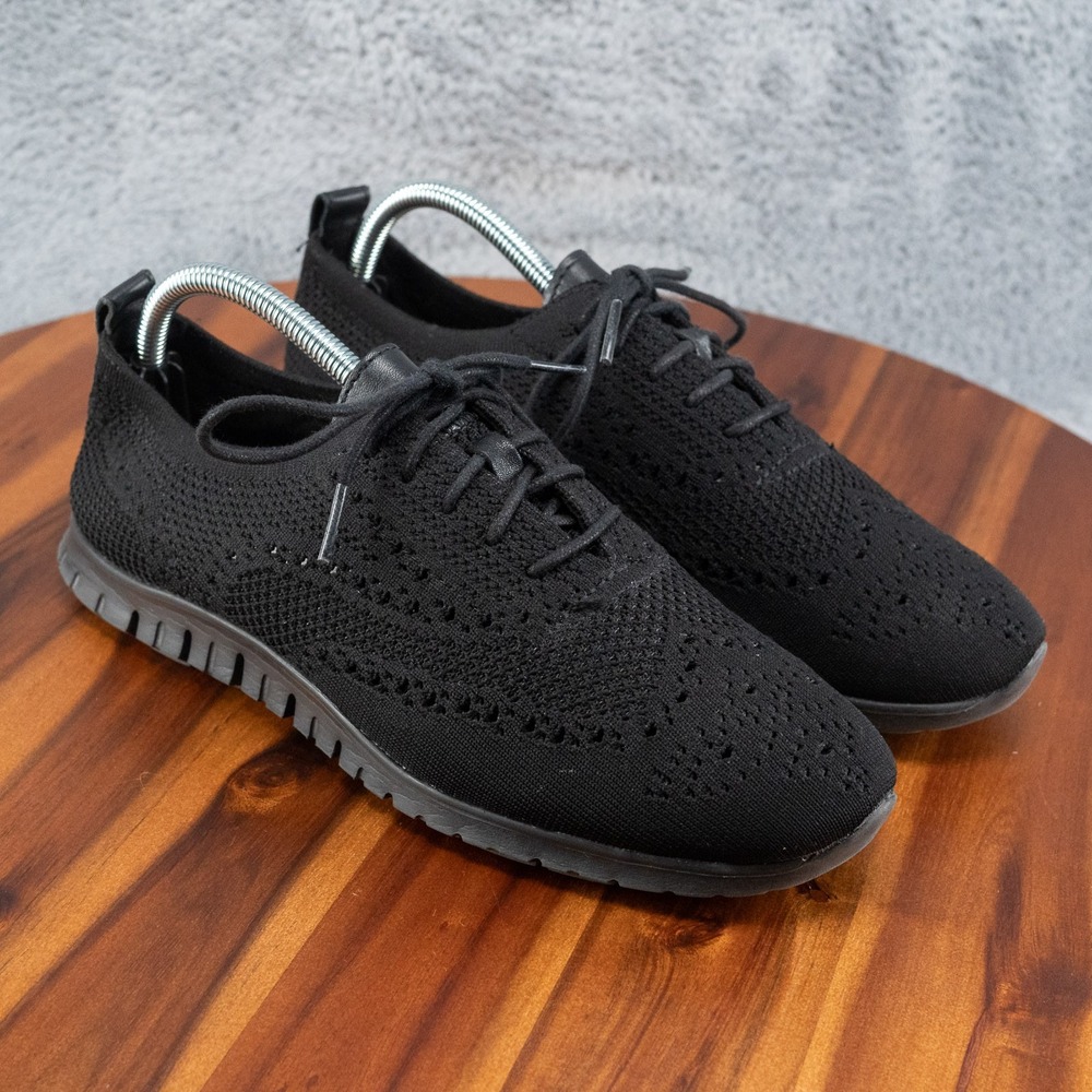 Cole Haan Zerogrand Women's Knit Oxfords Comfort Shoes Size 10 B Black W17828